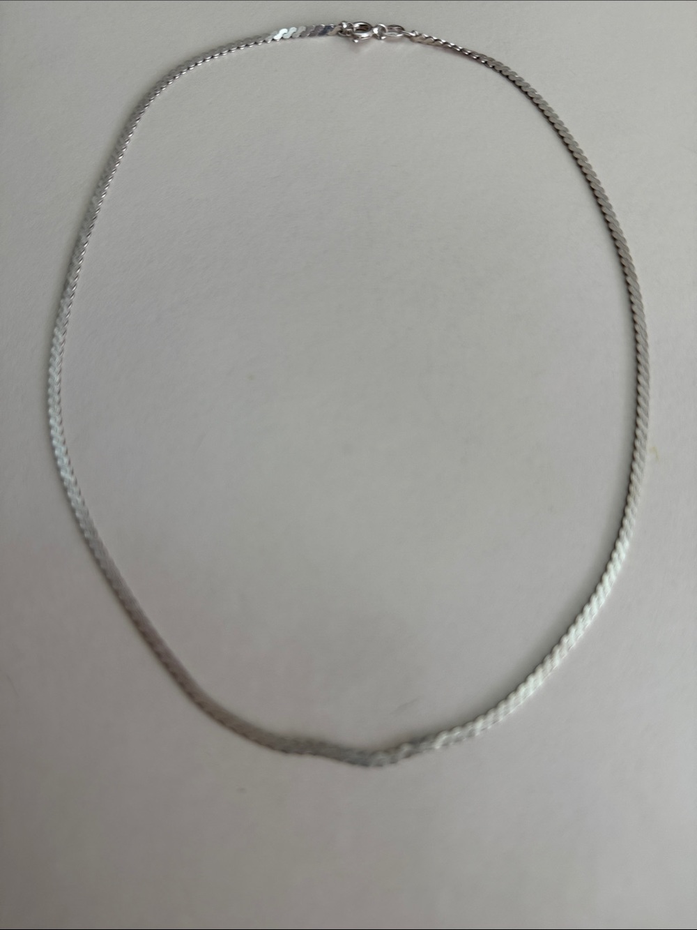 Italian Sterling Silver S-Chain Necklace